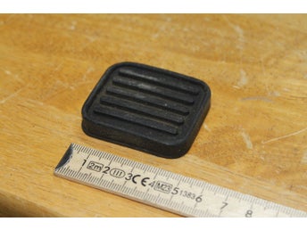 Gummi pedal parkeringsbroms 50x40mm