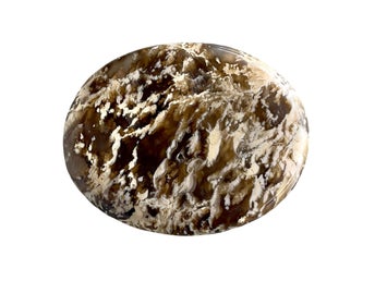 Stor Moss Agat / Plume Agat cabochon - 136 ct