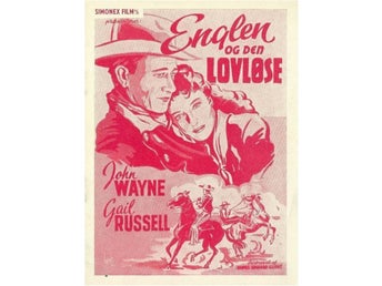 Angel and the badman - John Wayne - Danskt Bioprogram