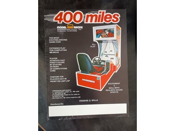 400 Miles Arkadspel flyer