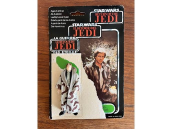 Star Wars Return of the Jedi Han Solo (Endor Coat) figur 1984