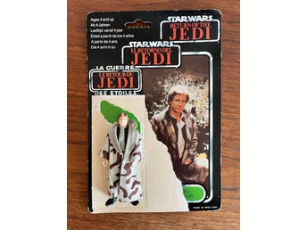 Star Wars Return of the Jedi Han Solo (Endor Coat) figur 1984