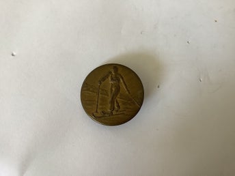 Skidåkare brosch nålmärke P31