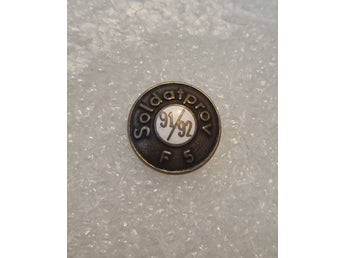 Soldatprovsmärke 91/92 F5 Krigsflygskolan flygflottilj i Ljungbyhed