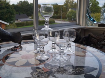 Erik Höglund 6 Vinglas H-40 Glas Boda 60-Tal
