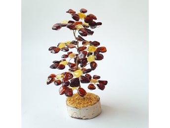 Amber Tree Sculpture Baltic Amber Tree of Life figurine