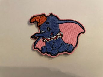 SÖT ELEFANT TYGMÄRKE