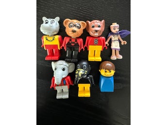 Lego figurer, 7 stycken