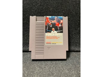 Mike Tyson's Punch-Out!! NES Nintendo (SCN / EEC) - Hyrspelsmärke! Testat