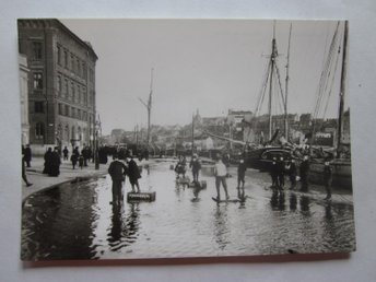 Stockholm Malartorget 1904 Oversvamning Nyt 439063429 áˆ Kop Pa Tradera