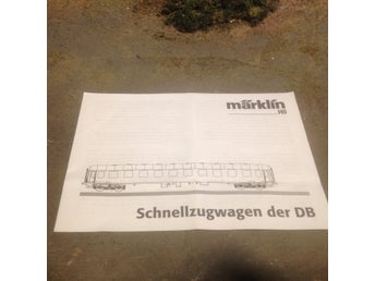 Bruksanvisning Märklin