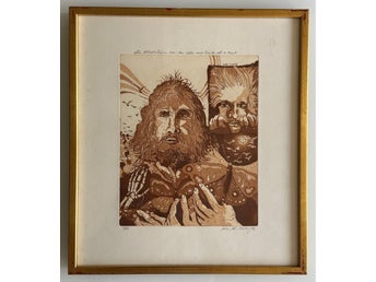 Heinrich Peter Norberg (1939- ), Linje akvatint etsning, 1978