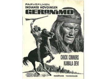 Geronimo - Chuck Connors - Danskt Bioprogram