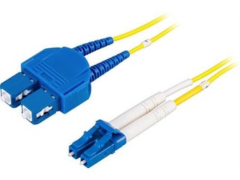 Fiber patchkabel LC-SC Singlemode, Duplex, 2 meter