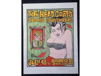 The Headcoats /Subsonics /The Dukes Of Hamburg /Bimbos 365 Club / Poster