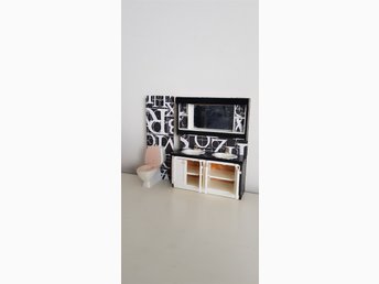 Dockskåp möbler badrum toalett lundby på tradera.com lundbyskalan,