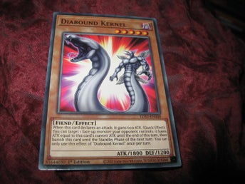 diabound card yugioh Yu-Gi-Oh! - Legendary Duelists: Season 3 All cards will be carefully packed for safe transit Yugioh Diabound Kernel - DUSA-EN026