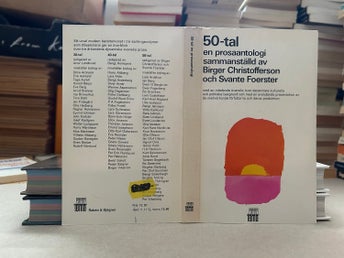 50-tal En prosaantologi av Birger Christofferson, Svante Foerster VG+