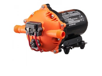 12V membranpump 18,9L/min med tryckbrytare för vatten och husbil