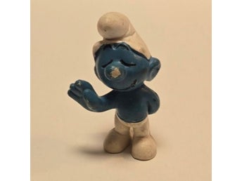 Vintage Smurf- Blygsmurfen