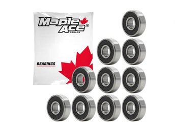 MAPLE ACE 608 2RS Kullager Gummität 8x22x7 mm, 608 2RS (10 st.)