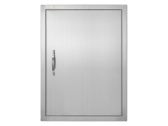 BBQ Access Door, 508x686 mm Single Outdoor Kitchen Door, Stainless Steel Flush