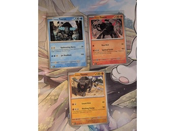 Paldean Tauros #18, #39, #101 - Pokemon Surging Sparks