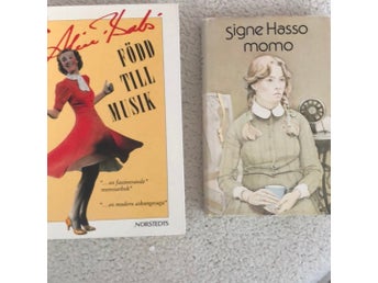Bokpaket: Alice Babs och Signe Hasso