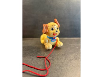 Fisher-Price dragleksak hund