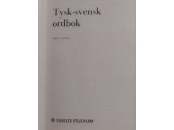 Tysk-svensk ordbok