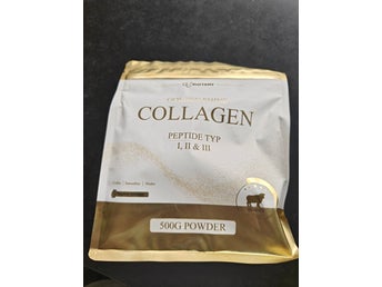 Helt nytt BIOTARY Kollagen Peptid Typ I, II & III 500g