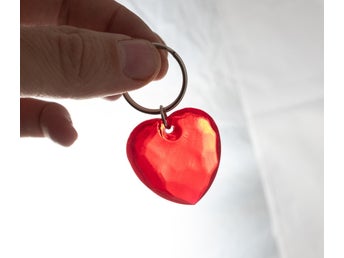 Hjärta Vintage Nyckelring - Heart