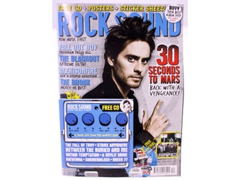 Rock Sound magazine-December 2009-Issue 129-Jared Leto front cover with CD-NEW