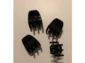 hårklämmor i plast 4 pack
