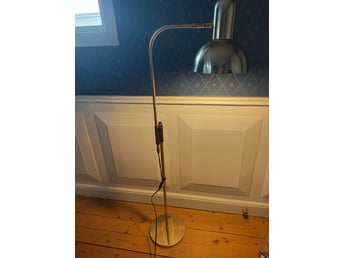 Retro Vintage Mässingsfärgad Golvlampa Från HEMI Danmark