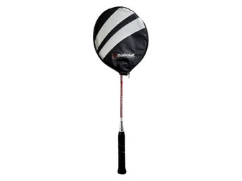Babolat Satelite Essential Badmintonracket Röd Vit Med Fodral Extra Grepp