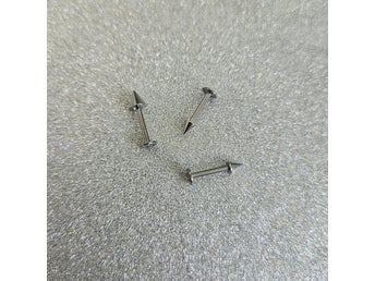 3 pack - Labret Piercing, stav med Kon