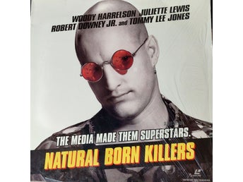 Natural Born Killers 1994 118 Min 2-LD WS Laserdisc Beg Pris 279 Frakt 79
