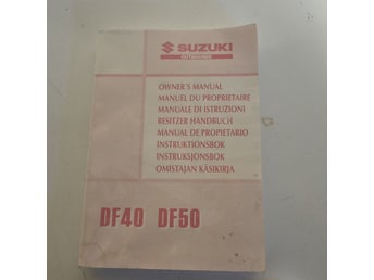 Suzuki Outboards Owner's Manual DF40 DF50