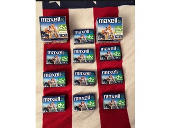 Maxell MiniDV 60 min videoband 10 st helt ny