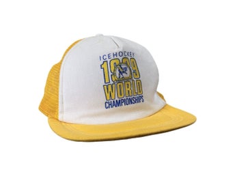 Vintage Keps 1989 Ice Hockey World Championships Hockey VM Stockholm