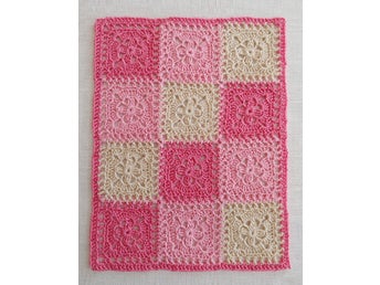 Dockskåpsfilt / dockfilt, ca 14,5 x 19 cm, bomull