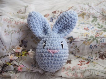 Virkat gosedjur, kanin amigurumi