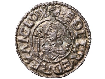 Vikingatida silvermynt, England, Æthelred II (978-1016). CRVX. Penny