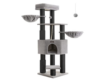 Feandrea kattträd för stora katter, Heavy Duty Cat Tower, 9 skrapst PCT003W01