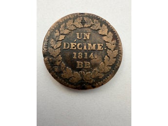 En decime, Frankrike, 1814