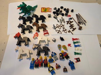 Lego knights, Wolf figurer och tillbehör