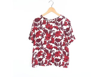 Laura Ashley Blus Blommig Dam Stl 40