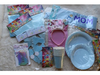 Baby Shower-dekorationer och festartiklar