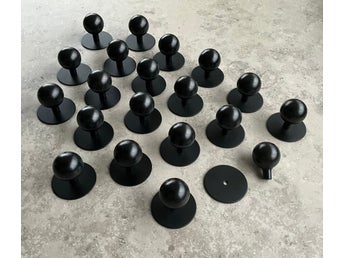20 stycken – Knopp Boll med täckbricka –